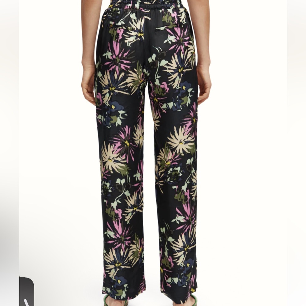 The Gia mid-rise wide-leg printed XS 32 stretch waist - Picture 4 of 16